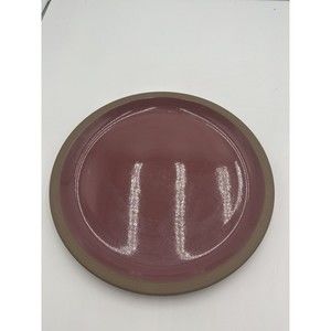 Midwinter Stoneware Japan Vintage Oven To Table Serving Plate Pink Glaze 12"